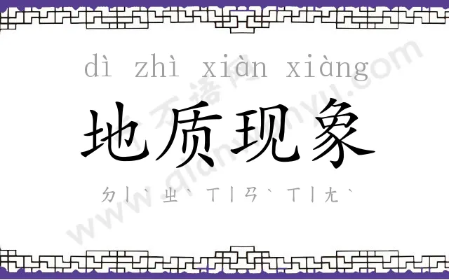 地质现象 地质现象