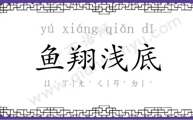 鱼翔浅底 鱼翔浅底