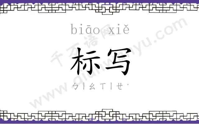 标写