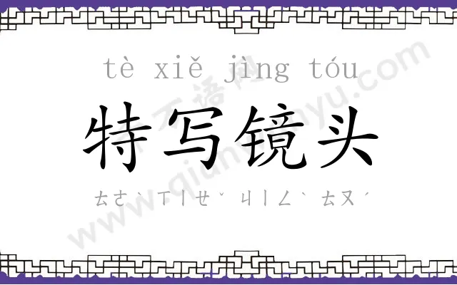 特写镜头 特写镜头