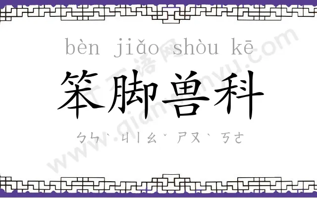 笨脚兽科 笨脚兽科