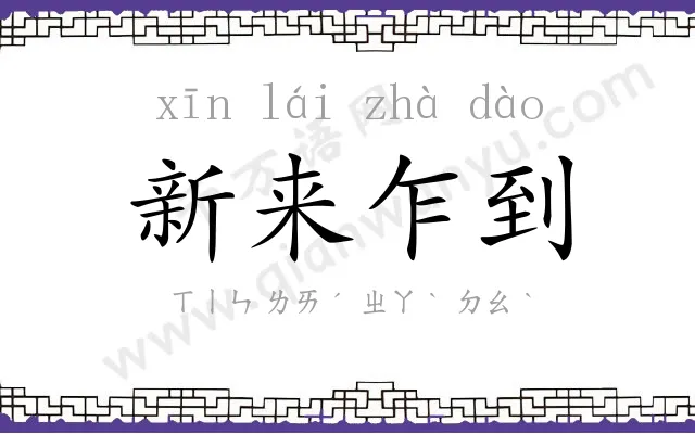 新来乍到 新来乍到