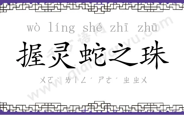 握灵蛇之珠 握灵蛇之珠