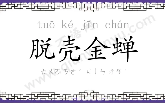 脱壳金蝉 脱壳金蝉